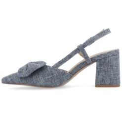 Journee Collection Womens Tailynn Sling Back Block Heel Pumps