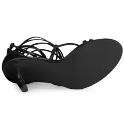 Allegra K Women's Strappy Straps Lace Up Stiletto Heel Sandals -Georgia Shoes Shop GUEST 8a0ca4ef cfe1 40f3 9dab 2513fe0f17a4