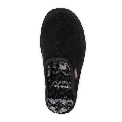 MUK LUKS Men's Dave Printed Berber Suede Scuff 7 MUK LUKS Men's Dave Printed Berber Suede Scuff - Image 5