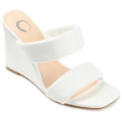 Journee Collection Womens Kailee Tru Comfort Foam Slip On Open Square Toe Wedge Sandals -Georgia Shoes Shop GUEST 8de6ad52 4649 43cb 9a15 27503327e945