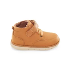 Stride Rite Quinn Kid's Leather Easy On/Off Boot | 4 | Honey Tan