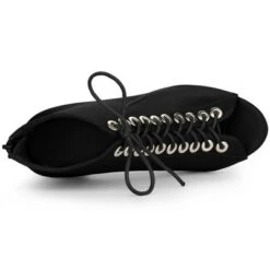 Perphy Women's Peep Toe Lace Up Chunky Heel Ankle Boots -Georgia Shoes Shop GUEST 8ff3683b 5ad1 4dfe 9057 42ce371647c8