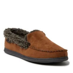 Dearfoams Men's Eli Microsuede Moccasin Slipper With Whipstitch -Georgia Shoes Shop GUEST 90273de8 83fc 481b 9dc6 1802a03890a4