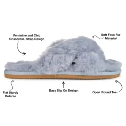 Journee Collection Womens Winkk Comfort Insole Slip On Slide Open Toe Slippers -Georgia Shoes Shop GUEST 91a676cd 32db 4cb9 aa3e fb902a3f728a