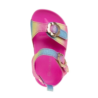 Laura Ashley Girls Buckle Hook And Loop Footbed Sandals (Toddler Sizes) 7 Laura Ashley Girls Buckle Hook And Loop Footbed Sandals (Toddler Sizes) - Image 5