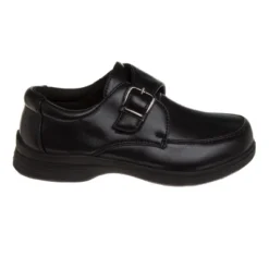 French Toast Boys Slip-on Comfort School Shoes With Buckle Detail (Little Kid Sizes)