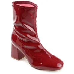 Journee Collection Womens Reice Square Toe Block Heel Ankle Booties -Georgia Shoes Shop GUEST 92371dae 1beb 4bb3 abee a1f98f8ea8c2