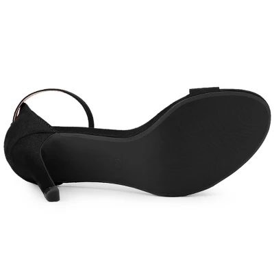 Perphy Women's Ankle Straps Open-Toe Stiletto High Heels 6 Perphy Women's Ankle Straps Open-Toe Stiletto High Heels - Image 4