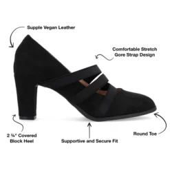 Journee Collection Womens Loren Comfort Insole Wide Width Round Toe Mid Block Heel Pumps 21 Journee Collection Womens Loren Comfort Insole Wide Width Round Toe Mid Block Heel Pumps -Georgia Shoes Shop GUEST 93fdf6fc 8635 4777 89b2 e7e79d6bb598