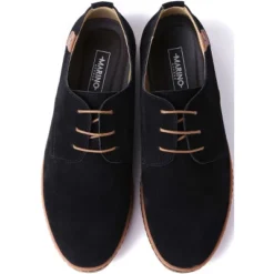 Mio Marino - Men's Classic Suede Oxford Shoes