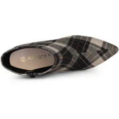 Allegra K Women's Plaid Pointed Toe Side Zip Stiletto Heel Ankle Boots 13 Allegra K Women's Plaid Pointed Toe Side Zip Stiletto Heel Ankle Boots -Georgia Shoes Shop GUEST 9557b261 d117 43f9 b85d 19bc88fe03ff