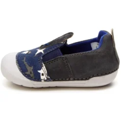 Stride Rite Kids Unisex Atlas Slip-On Sneaker | 3.5 | Navy Shark -Georgia Shoes Shop GUEST 97ff28d0 3b50 47a1 b2d0 f04ec2e3a0dd