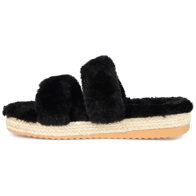 Journee Collection Women's Faux Fur Relaxx Slipper 3 Journee Collection Women's Faux Fur Relaxx Slipper