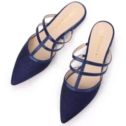 Allegra K Women's Glitter Pointed Toe Flats Mules -Georgia Shoes Shop GUEST 98d67266 5128 4d8b a45f b8e1cc903a6e