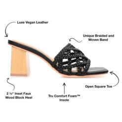 Journee Collection Womens Evvie Tru Comfort Foam Open Square Toe Block Heel Sandals -Georgia Shoes Shop GUEST 98df5b60 1b3b 4029 b1e7 dd54470162b5