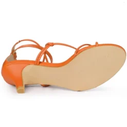 Perphy Strappy Knot Ankle Strap Kitten Heels Sandals For Women -Georgia Shoes Shop GUEST 98f1f57f d44d 456f a2e5 701505b73bbc