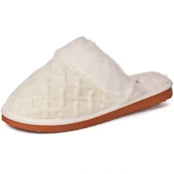 Alpine Swiss Grace Womens Cable Knit Memory Foam Scuff Slippers -Georgia Shoes Shop GUEST 9a0d2f1d 066a 4143 874f 047312c62a84