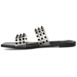 Journee Collection Womens Katari Tru Comfort Foam Slide Low Block Heel Sandals