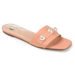 Journee Collection Womens Leonie Slide Flat Sandals -Georgia Shoes Shop GUEST 9a790fdf 3a9a 45b3 b410 daea5229aab4