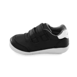 Stride Rite Kids Unisex Zips Kennedy Sneaker | 4 | Black -Georgia Shoes Shop GUEST 9bd6ab9c b66d 416f b9e9 cf79a32a439f
