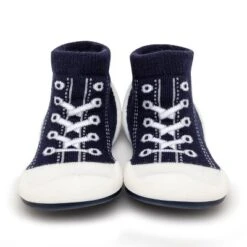 Komuello Toddler First Walk Sock Shoes - Sneakers Navy