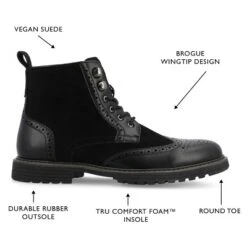 Vance Co. Virgil Tru Comfort Foam Wingtip Lace-up Ankle Boot -Georgia Shoes Shop GUEST 9d2bf358 193a 4fa2 9226 60f8aed03c72