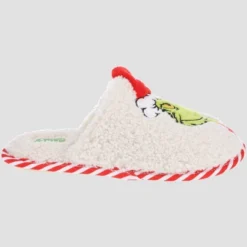 The Grinch Women's Holiday Scuff Slippers - Ivory -Georgia Shoes Shop GUEST 9d2d7ba3 6f58 43d8 8bf2 2becaa8185a0