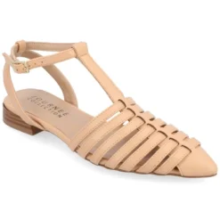 Journee Collection Womens Alivia Ankle Strap Block Heel Pointed Toe Flats -Georgia Shoes Shop GUEST 9d68c988 0d98 4065 b125 ee5ba0d1e2bb