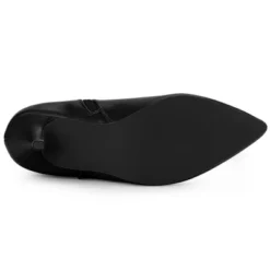 Allegra K Women's Pointed Toe Buckle Stiletto Heels Ankle Boots -Georgia Shoes Shop GUEST 9e3edbb6 98a2 48c7 ae5e 4f5c89de1672