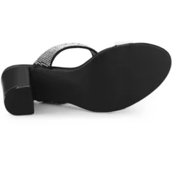 Allegra K Women's Clear Strap Rhinestones Heel Chunky Heels Slide Sandals 12 Allegra K Women's Clear Strap Rhinestones Heel Chunky Heels Slide Sandals -Georgia Shoes Shop GUEST 9f655cf5 f84c 4763 90ad 34c0f6024402