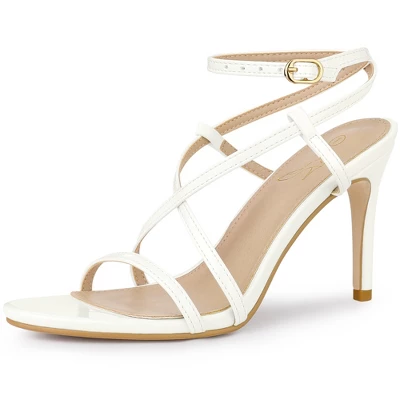 Perphy Strappy Slingback Open Toe Stiletto Heels Sandals For Women 7 Perphy Strappy Slingback Open Toe Stiletto Heels Sandals For Women - Image 5