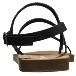 Alpine Swiss Womens Flat Strappy Rhinestone Sandals Gladiator Shoes -Georgia Shoes Shop GUEST a1478208 d3cd 4396 af00 8f653fdbda48