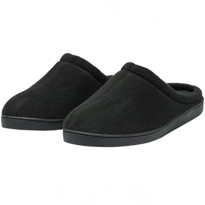 Alpine Swiss Peter Mens Memory Foam Wide Fleece Clog Slippers Slip On House Shoes 7 Alpine Swiss Peter Mens Memory Foam Wide Fleece Clog Slippers Slip On House Shoes - Image 5
