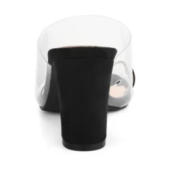 Allegra K Women's Ring Clear Chunky Heels Slide Heel Sandals -Georgia Shoes Shop GUEST a1b05e10 0e41 4638 a0a5 d68e8a7b28e9