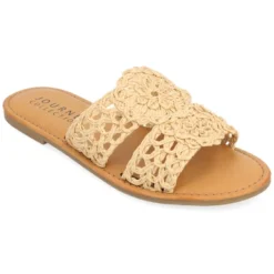 Journee Collection Womens Lissia Tru Comfort Foam Slip On Slide Flat Sandals -Georgia Shoes Shop GUEST a1bb3076 67f3 47bb 8a88 2498ac85f325