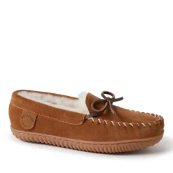 Fireside By Dearfoams Women's Alice Springs Shearling Water Resistant Indoor/Outdoor Moccasin Slipper -Georgia Shoes Shop GUEST a1e15ca7 3669 4ebd accd a5b2229b0770