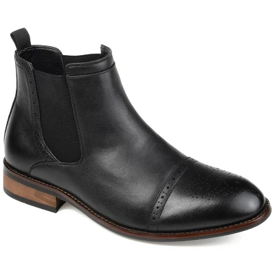 Vance Co. Men's Medium And Wide Width Garrett Cap Toe Chelsea Boot 11 Vance Co. Men's Medium And Wide Width Garrett Cap Toe Chelsea Boot - Image 9