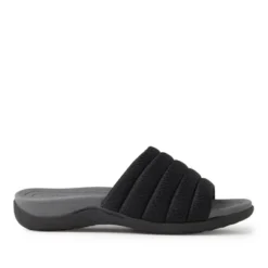 Dearfoams Womens Low Foam Slide Sandal