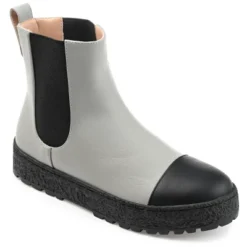 Journee Collection Womens Jenie Round Toe Flat Chelsea Booties -Georgia Shoes Shop GUEST a2d67741 f50d 4f06 9fcc 794d0d97dfd2