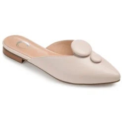 Journee Collection Womens Mallorie Slip On Pointed Toe Mules Flats -Georgia Shoes Shop GUEST a3949ca7 ac88 4b96 b4ce d679b7a7ba27