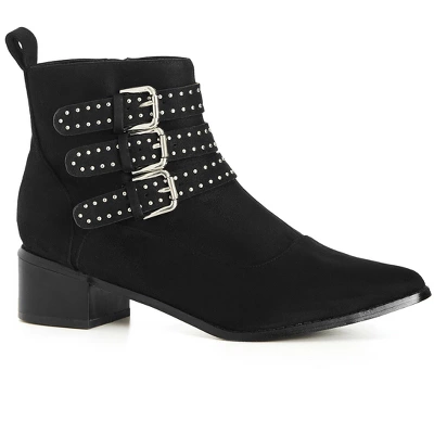 Women's WIDE FIT Bexley Ankle Boot - Black | CITY CHIC 5 Women's WIDE FIT Bexley Ankle Boot - Black | CITY CHIC - Image 3