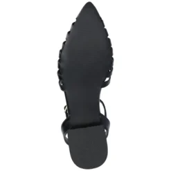 Journee Collection Womens Alivia Ankle Strap Block Heel Pointed Toe Flats -Georgia Shoes Shop GUEST a4d04c41 4003 4bcd 9663 f2f7d665bc5c