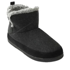 KingSize Men's Wide Width Faux Shearling Lined Comfort Slipper Boot