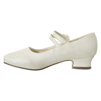 Josmo Girls Flower Mary Jane Dress Shoes. (Little Kids/Big Kids). 4 Josmo Girls Flower Mary Jane Dress Shoes. (Little Kids/Big Kids). - Image 2