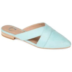 Journee Collection Womens Gerda Slip On Almond Toe Mules Flats -Georgia Shoes Shop GUEST a59be5a4 b8ca 4df5 bfff 81f93cd07c17