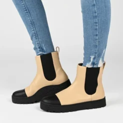 Journee Collection Womens Jenie Round Toe Flat Chelsea Booties -Georgia Shoes Shop GUEST a624a09b efec 4301 922f 5f60a0c88215