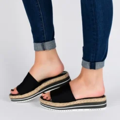 Journee Collection Womens Rosey Tru Comfort Foam Wedge Heel Espadrille Sandals -Georgia Shoes Shop GUEST a62b2ece b280 4aa3 8543 e89476c507e4