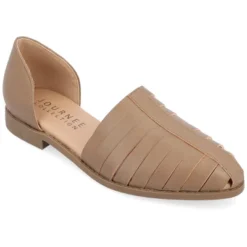 Journee Collection Womens Anyah Ankle Cuff Slip On Almond Toe Flats -Georgia Shoes Shop GUEST a6d774b3 e119 4589 b11b df942aff2a7a