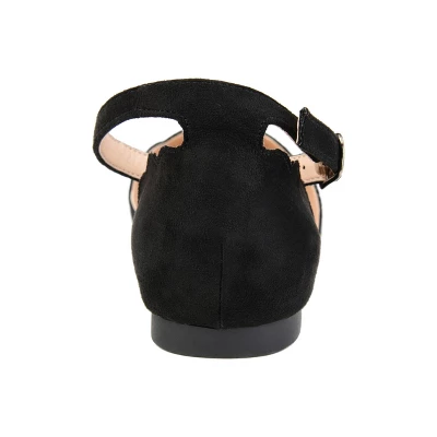 Journee Collection Womens Lana Buckle Pointed Toe Ballet Flats 4 Journee Collection Womens Lana Buckle Pointed Toe Ballet Flats - Image 2