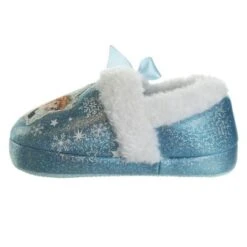 Disney Frozen Girl Slippers - Elsa And Anna Plush Lightweight Warm Comfort Soft Aline House Shoes - Blue Ribbon (sizes 5-12 Toddler-Little Kid) -Georgia Shoes Shop GUEST a95cecd4 46f3 430b ac3d 2eb3dea8770c
